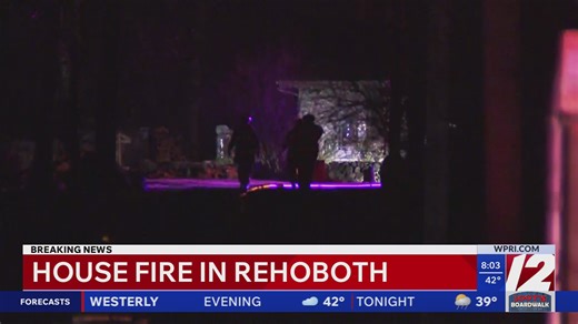Crews respond to Rehoboth house fire