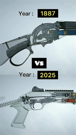 1887 vs 2025: Engineering Evolution! 🔫💥