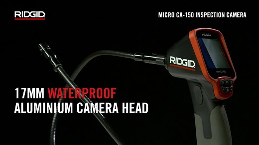 The RIDGID micro CA-150 Inspection Camera allows you to perform detailed visual inspections in hard-to-reach areas. 💪😉 Find out more: www.ridgid.eu/gb/en/micro-ca150-inspection-camera | RIDGID Europe