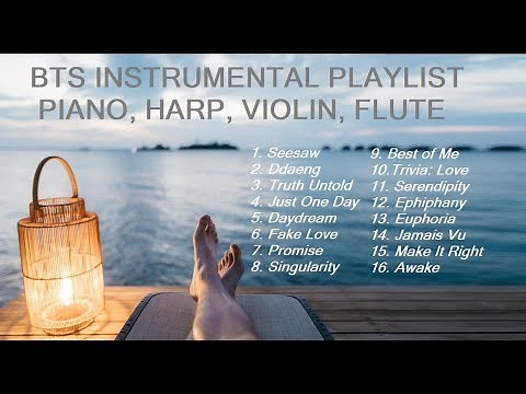 BTS Soft Instrumental Playlist for Sleeping, Studying, Relaxing etc
