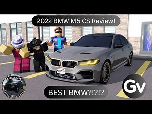 2022 BMW M5 CS Review! | Greenville, Roblox | Axcelerate