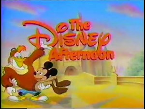 The Disney Afternoon commercial break (July 1992)