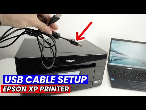 How to Setup Any Epson XP Printer Using a USB Cable