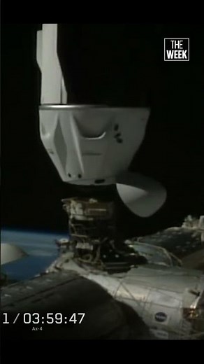 Axiom Mission 4 | ‘Grace’ spacecraft carrying Shubhanshu Shukla, 3 others, successfully docks at ISS