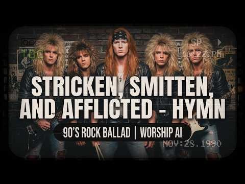 Stricken, Smitten, and Afflicted (Hymn) - 90’s Rock Ballad | Worship AI