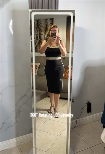 360° Rotating LED Jewelry for Unique New Year Celebrations