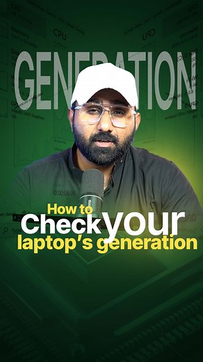 How to check your laptop’s generation? #TechnoXLaptops #LaptopGeneration #LaptopCheck #LaptopKnowledge #ماسٹرمحمدفہیم #technoxlaptops | Master Faheem
