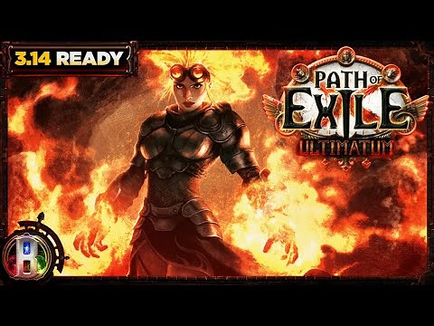 Path of Exile 3.14 - Flame Wall Spellslinger Build - Elementalist Witch - PoE Ultimatum - PoE 3.14