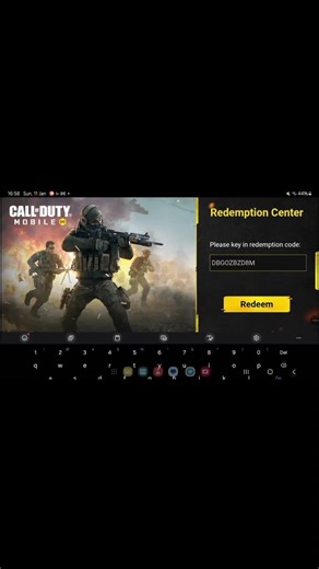 First redemption code ever for codm in 2026