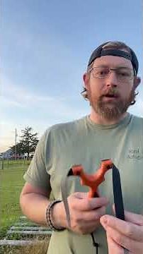 Simple shot lt2 slingshot setup and first shots #simpleshot #slingshot ##slingshots #bushcraft