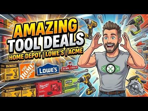 Home Depot & Acme Tools are Dropping the Hammer Today! 🔨🚀