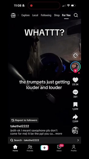 Trumpets Getting Louder: What Did She Say?!