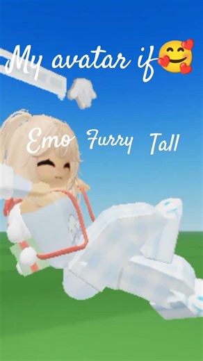 my avatar if emo furry tall #roblox