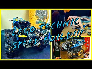 LEGO Technic 42095 RC Stunt Racer speed build & review
