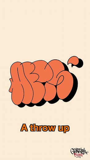 6.9K views · 233 reactions | Introduction to a throw-up! Take notes⁠ Examples of throw-ups: @greatbates & @poms1 check them out! ⁠ ⁠ #fy #fyp #graffititechniques #art #streetart | graffitibible | Facebook