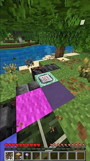 Minecraft But Every Block I Stand On Turns Into a Random Block! 😱 | #minecraft