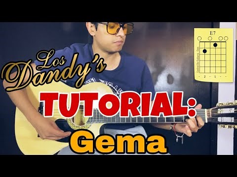 COMO TOCAR GEMA DE LOS DANDYS EN GUITARRA | TUTORIAL