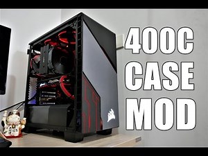 PC case modding and quick build on the Corsair Carbide 400C