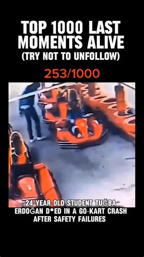 lastmomentsalive on Instagram: "In February 2013, Tuğba Erdoğan, a 24-year-old university student studying environmental engineering, visited a go-kart track in Adapazarı, Turkey. It was reported that she incorrectly fastened her safety belt around her neck instead of her torso, and a scarf she was wearing became entangled in the go-kart’s machinery. Eyewitnesses described how she lost control while navigating a turn and crashed into a safety barrier. The impact, combined with the tangled belt a
