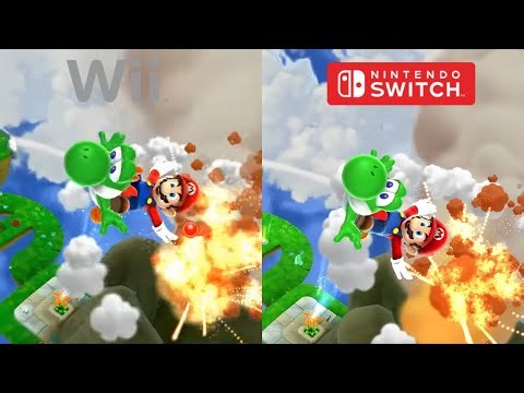 Super Mario Galaxy 2 Wii vs Switch Graphical Comparison