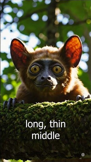 The strangest primate has a secret weapon #animals #incredible