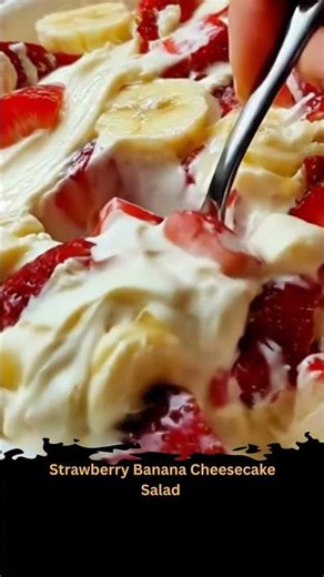 Strawberry Banana Cheesecake Salad Don't lose this creamy, fruity delight! Ingredients