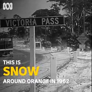 40K views · 666 reactions | Are you enjoying the wintery weather? ☃️ 略 Here's some special ABC News vision from 1962 when it snowed around Orange in NSW's central west. Times sure were different back then! | ABC Central West | Facebook