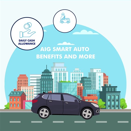 8.5K views · 33 reactions | AIG Smart Auto offers three affordable packages to choose from for your car related needs. Packages start from as low as RM53 per year, with benefits including daily cash allowance, transportation fare, vehicle break-in and more. | AIG | Facebook