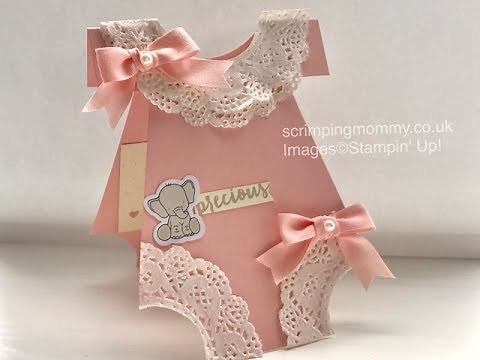 Cute new baby card ...... Stampin' Up! products