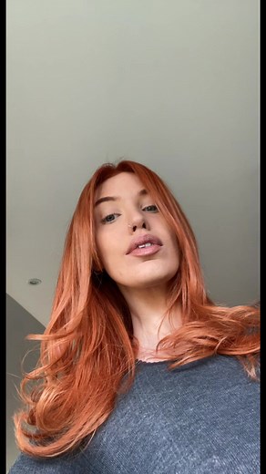 Blonde to Ginger Hair Transformation