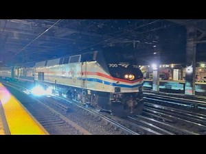 NY Penn Station Amtrak Northeast Corridor Trains 2025 - 1.5 HR COMPILATION - 4K