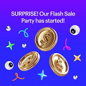 Our once a year Flash Sale is here – and it’s party time! For 3 days only, get $50 off a design contest plus a FREE feature which leads to 40% more design concepts. Share this post, tag your friends, spike the punch and head on over to the link below – this party must end in 72hrs! ⁠ https://99des.co/MarchFlashSale24FB ⁠ 3D visuals designed by Valeriia_h ✨ #Designcontest #Logodesign #Logosale | 99designs