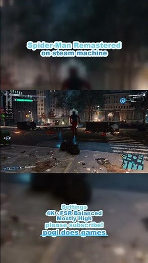 Spider-Man Remastered on Steam Machine (4K)