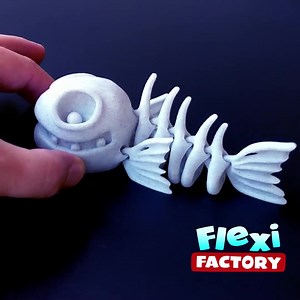 Flexi Print-in-place Fish - STL File for 3D Printing Active - Etsy