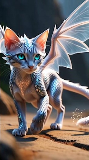 Cat vs Dragon Hybrid Fusion – A New Legend is Born! 🐱🐉#hybridanimals #CatDragon #cat #dragon