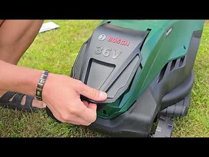 4К Обзор AdvancedRotak 36V-44-750 Аккумуляторная косилка Bosch Advanced Rotak 36-750.