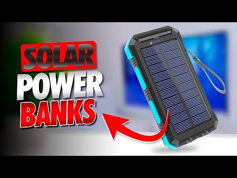🔥 Top 5 Best SOLAR POWER BANKS on Amazon [2025] ✅ [Cheap] For Camping / With Flashlight / Waterproof