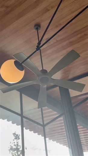 Modern forms Aviator ceiling fans at Porto’s (Feat: Diddley)