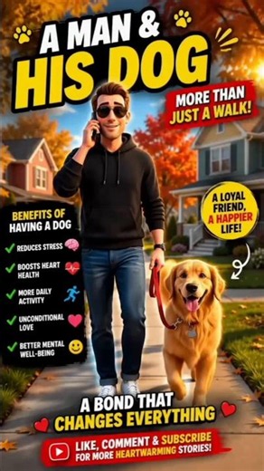 🐶 Leo's Fun Walk in America! | Funny Labrador Adventure ❤️ #short #viral #helo