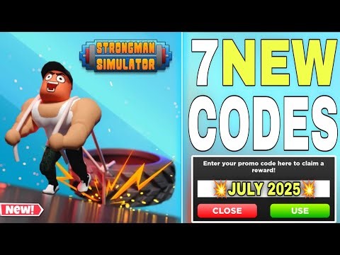💥NEW UPD💥 STRONGMAN SIMULATOR CODES JULY 2025 - ROBLOX STRONGMAN SIMULATOR CODES 2025