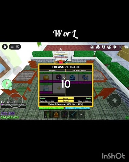 this trade W or L? #BloxFruits #BloxFruitTrading #Roblox