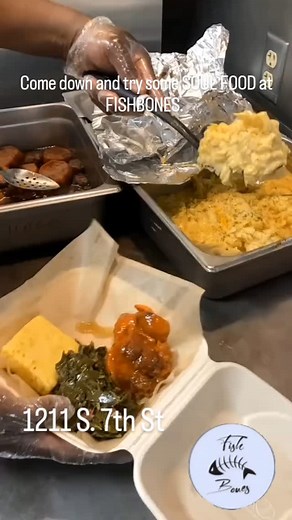 Welcome to FISHBONES A place where you feel right at home. Come to FISHBONES for delicious food and great company.# good food #fishbones_kitchen #fishbones #friedchicken #friedshrimp #yakima #foodinyakima #goodfood #food #friedfish #soulfood #peachcobbler | Fish Bones