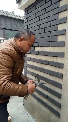 Perfect Brick Tile Wall Installation 🔥 | Pro Tile Work