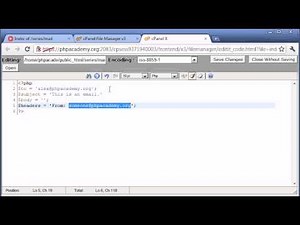 Beginner PHP Tutorial - 98 - Sending an Email Part 1 Video Lecture | PHP for Absolute Beginners: From Novice to PHP Master - Web Development