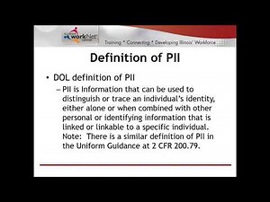 2021 WIOA Eligibility Training Session 1 - 1/7/21