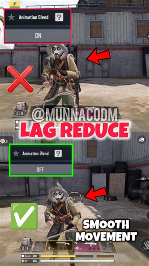 ✅Best Animation Blend Settings in CODM BR🔥💯Codmobile Tips and Tricks #shorts #codmbr #codmiphone