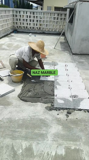 GRANITE INSTALLATION PROGRESS SITE IN BANGSAR. | NAZ Marble