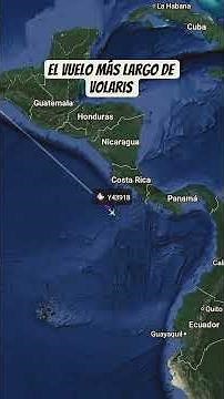 ⚫🟣 Volaris' longest flight #aviation #airlines ✈️❤️🌎