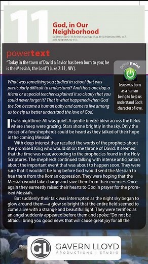 Q4 L11 | JUNIOR POWERPOINTS | Memory Verse | Powertext | #gracelink #sabbathschoollesson