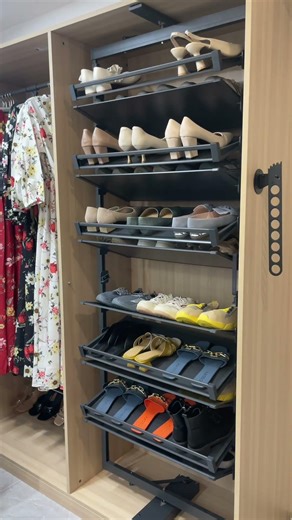 rotating shoe rack #spacesaving #wardrobeaccessories